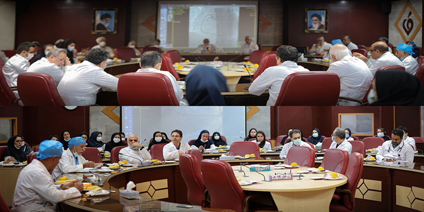 برگزاری جلسه کمیته مورتالیتی در مرکز قلب و عروق شهید رجایی در ۱۶ آبانماه ۱۴۰۰