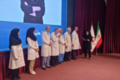 مراسم روز کارمند در انستیتو قلب و عروق شهید رجایی