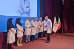 مراسم روز کارمند در انستیتو قلب و عروق شهید رجایی