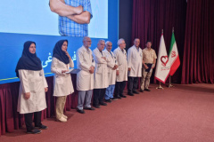 مراسم روز کارمند در انستیتو قلب و عروق شهید رجایی