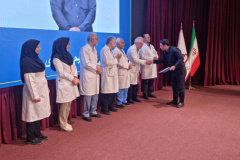 مراسم روز کارمند در انستیتو قلب و عروق شهید رجایی