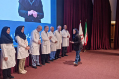 مراسم روز کارمند در انستیتو قلب و عروق شهید رجایی