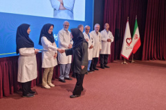 مراسم روز کارمند در انستیتو قلب و عروق شهید رجایی