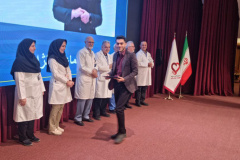 مراسم روز کارمند در انستیتو قلب و عروق شهید رجایی