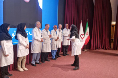 مراسم روز کارمند در انستیتو قلب و عروق شهید رجایی