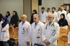 مراسم جدید الورود های رشته های تخصصی، فوق تخصصی و فلوشیپ انستیتو آموزشی، تحقیقاتی و درمانی قلب و عروق شهید رجایی