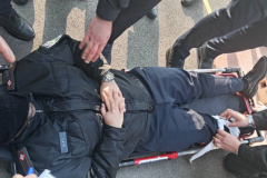 دوره آموزشی کمک‌های اولیه و امداد و نجات ویژه پرسنل انتظامات انستیتو قلب و عروق شهید رجایی