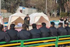 دوره آموزشی کمک‌های اولیه و امداد و نجات ویژه پرسنل انتظامات انستیتو قلب و عروق شهید رجایی