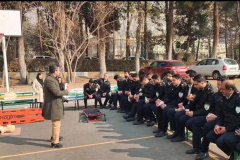 دوره آموزشی کمک‌های اولیه و امداد و نجات ویژه پرسنل انتظامات انستیتو قلب و عروق شهید رجایی