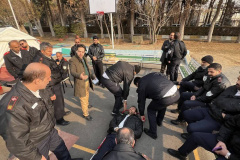 دوره آموزشی کمک‌های اولیه و امداد و نجات ویژه پرسنل انتظامات انستیتو قلب و عروق شهید رجایی