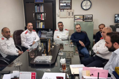 برگزاری جلسه مشترک حراست و حفاظت فیزیکی انستیتو قلب و عروق شهید رجایی