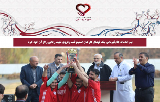 تیم خدمات جام قهرمانی لیگ فوتبال کارکنان انستیتو قلب و عروق شهید رجایی را از آن خود کرد